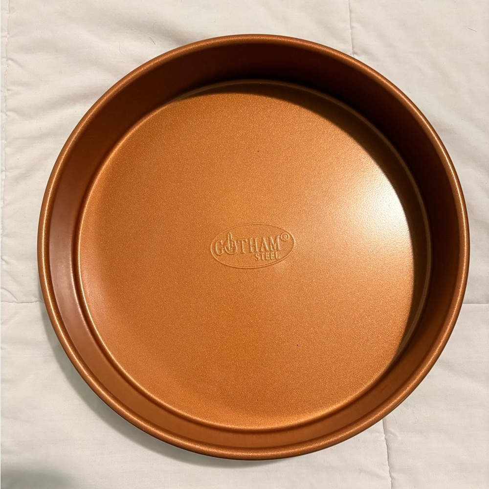 Gotham Steel 9” Round Cake Pan Copper Non-Stick – Excellent Conditioner